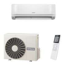 Aparat de aer conditionat de tip split de perete Hitachi RAKVJ25PHAE+RACVJ25PHAE, Inverter 7000 BTU, Clasa A+++ / A++