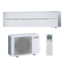 Aparat de aer conditionat Mitsubishi Electric Kirigamine Style Solid White MSZLN25VG2W+MUZLN25VG2, Inverter 9000 BTU, Clasa A+++