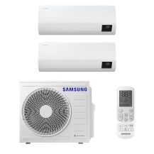 Aparat de aer conditionat multi-split Samsung  AR12TXHZAWKNEU+AR12TXHZAWKNEU+AJ068TXJ3KG, Inverter 12000 BTU + 12000 BTU