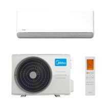 Aparat de aer conditionat tip split de perete Midea Breezeless E CB112HRFN8I+CB112HFNXO, Inverter 12000 BTU, Clasa A++