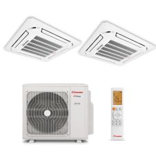 Aparat de aer condiționat multi-split Inventor cu 2 unități interne de tip casetă pentru tavan U5MRSL436 + 2 x LV6CI18, Inverter 2 x 18000 BTU , Clasa A++