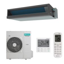 Aparat de aer conditionat de tip duct pentru tubulatura Hisense AUD125UX4RHH5+AUW125U4RT5, Inverter 42000 BTU