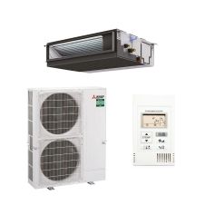 Aparat de aer conditionat tip duct pentru tubulatura Mitsubishi Electric PEADM140JA2+PUZZM140VDA, Inverter 48000 BTU