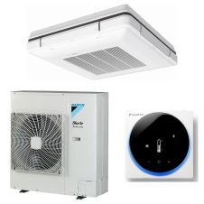 Aparat de aer conditionat tip caseta pentru tavan Daikin SkyAir Advance Bluevolution FUA100A+RZASG100MV1, Inverter 35000 BTU, Clasa  A+/A+