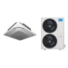 Aparat de aer conditionat tip caseta pentru tavan Midea MCD148HRFNXGAT+MBQ404AWD+MOE30U48HFN8RGA , Inverter 48000 BTU, Clasa A++