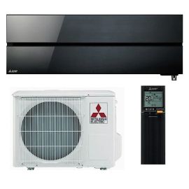 Aparat de aer conditionat Mitsubishi Electric Hyper Heating Kirigamine Style Onyx Black MSZLN25VG2B+MUZLN25VGHZ, Inverter 9000 BTU, Clasa A+++