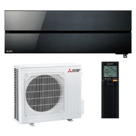 Aparat de aer conditionat Mitsubishi Electric Hyper Heating Kirigamine Style Onyx Black MSZLN50VG2B+MUZLN50VGHZ, Inverter 18000 BTU, Clasa A++