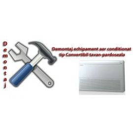 Instalare echipament aer conditionat Convertibil tavan-podea 7000 btu/h-12000 btu/h