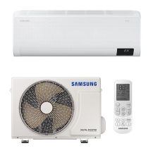 Aparat de aer conditionat tip split de perete Samsung Wind-Free Comfort AR09TXFCAWKNEU+AR09TXFCAWKXEU, Inverter 9000 BTU, Clasa A++