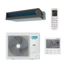 Aparat de aer conditionat de tip duct pentru tubulatura Hisense AUD105UX4REH8+AUW105U4RW8, Inverter 36000 BTU