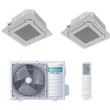 Aparat de aer conditionat multi-split Hisense ACT26UR4RCC8+ACT26UR4RCC8+2AMW52U4RXC, Inverter 2 x 9000 BTU 