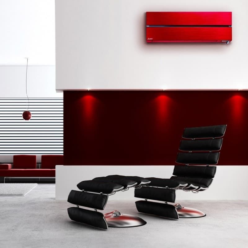 Aparat de aer conditionat Mitsubishi Electric Kirigamine Style Ruby Red MSZLN25VG2R MUZLN25VG2