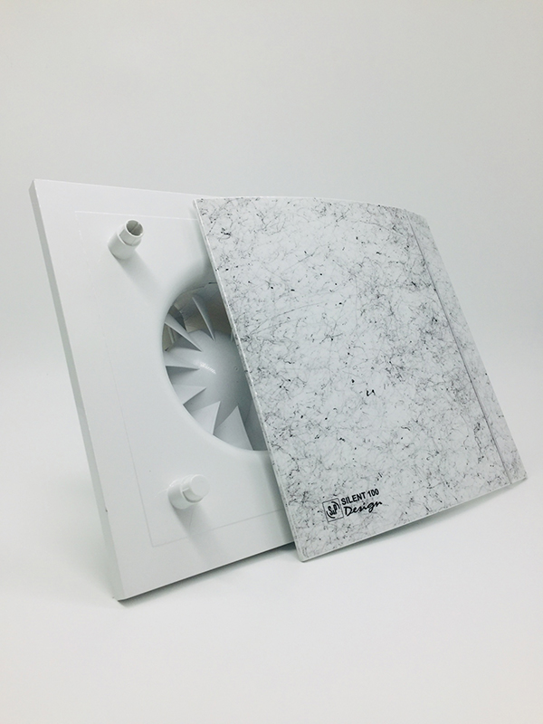 Ventilator axial baie SolerPalau SILENT-100 CZ MARBLE WHITE DESIGN - 4C