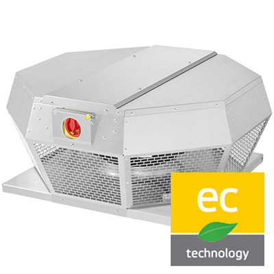 Ventilator centrifugal acoperis cu refulare orizontala Ruck DHA 500 ECP 30