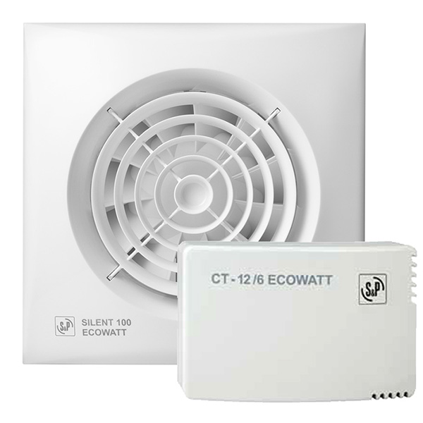 Ventilator axial baie SolerPalau SILENT-100 CRZ ECOWATT